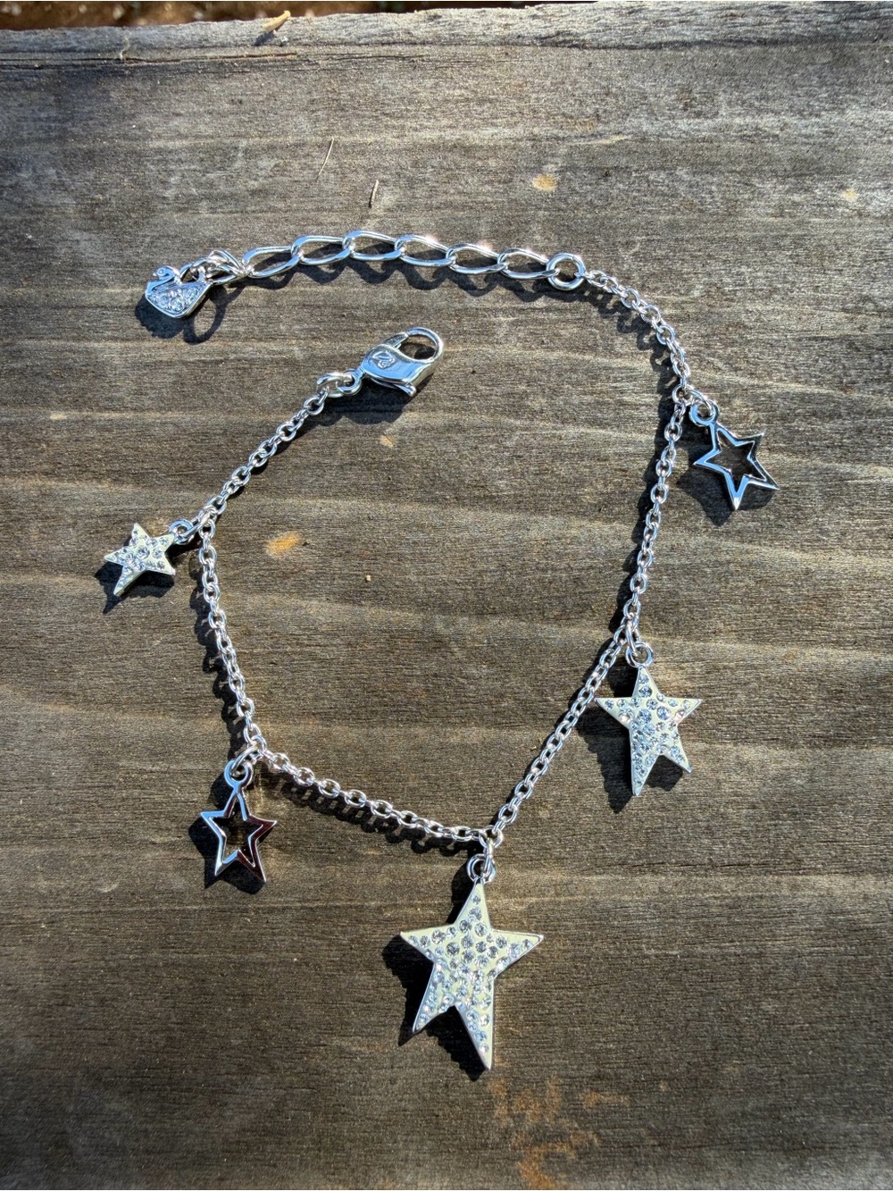 Swarovski Star Charm Bracelet